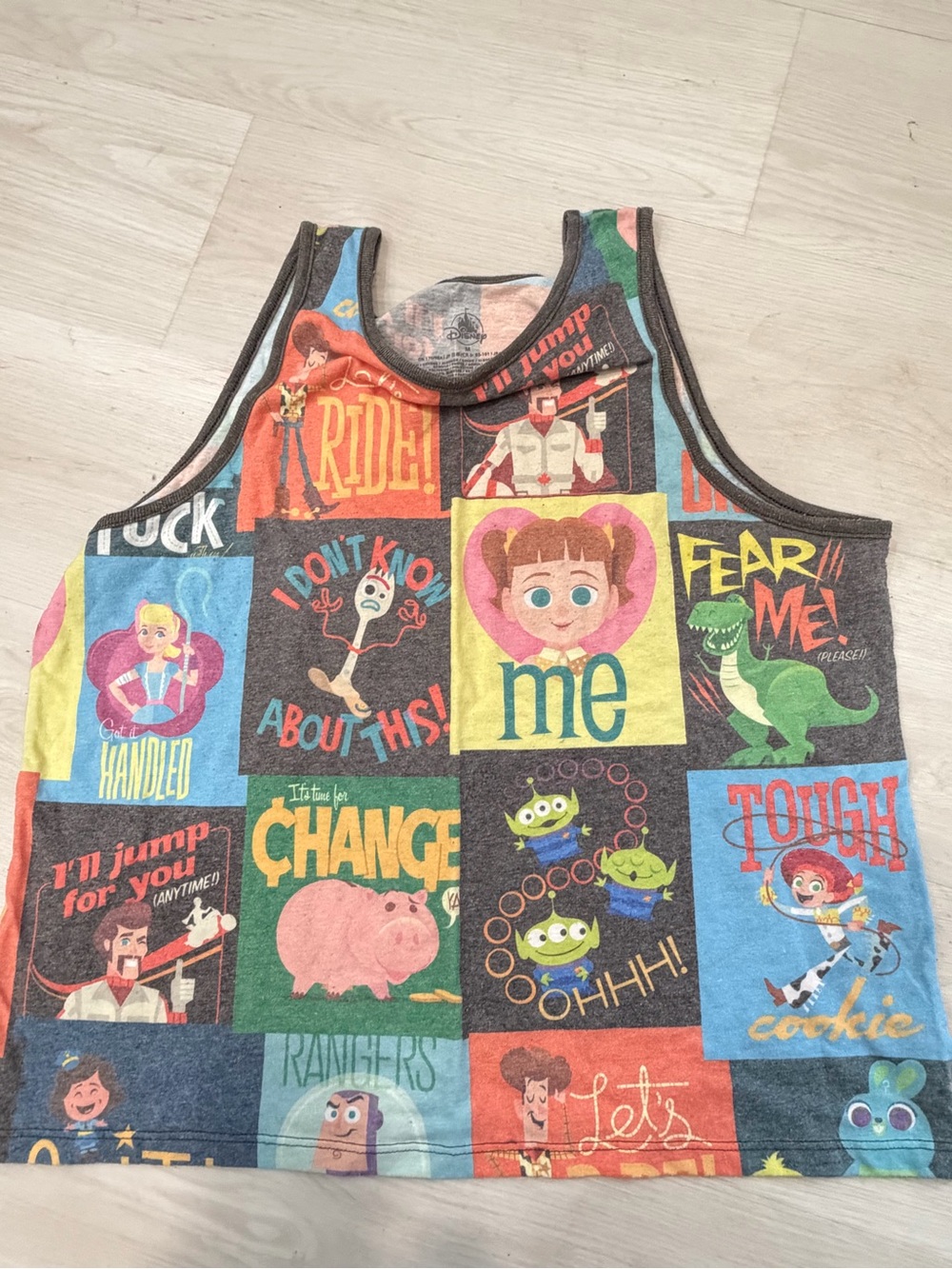 Toy Story Graphic Tank Top for  adult- Multicolor